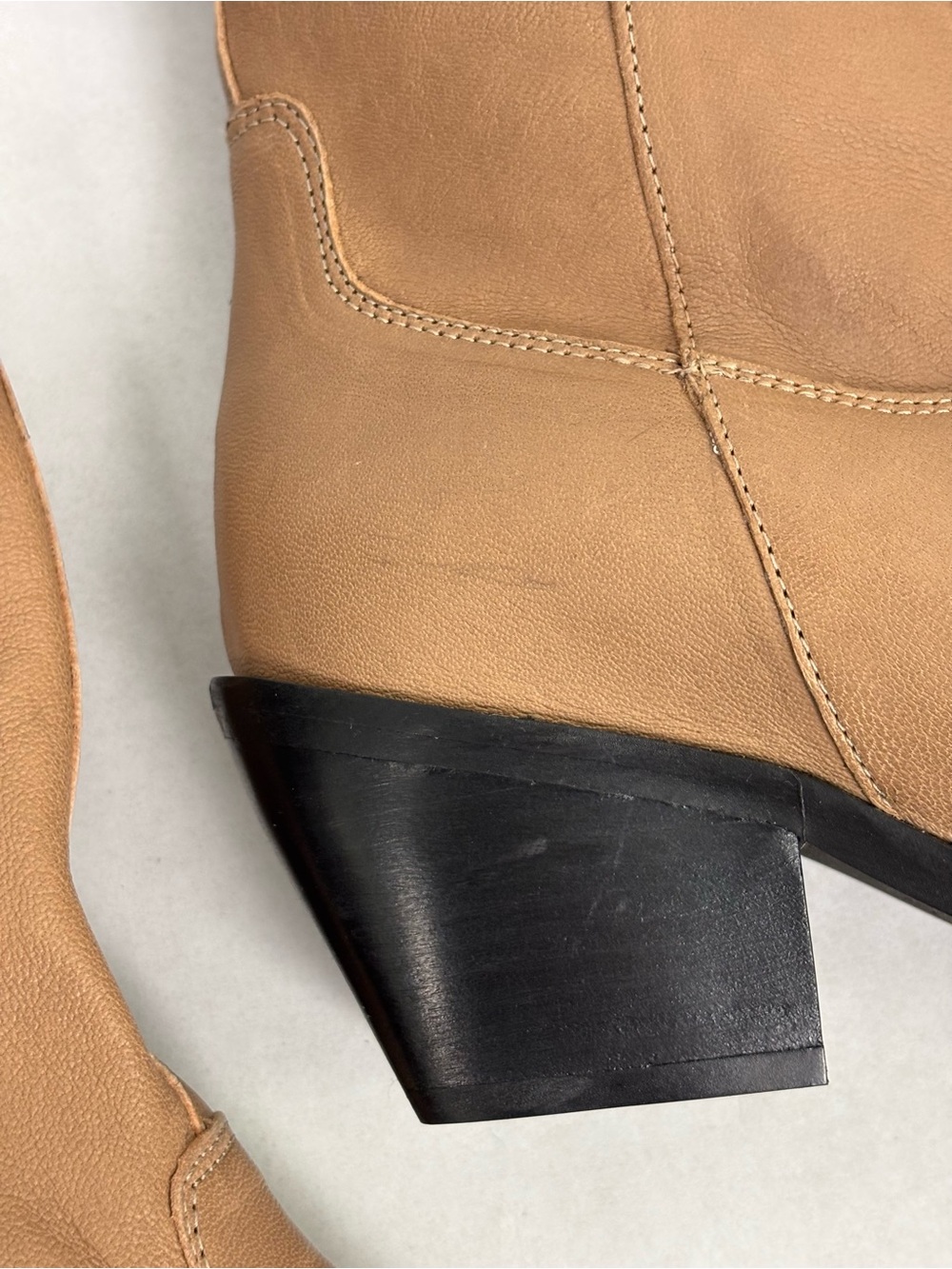 Free People Faster Horses Filigree Boots in Camel Leather Size 7 - Picture 11 of 16